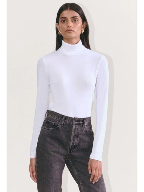 Everlane Tops - Everlane The Luxe Rib Turtleneck Women's Size Medium in White New With Tags!